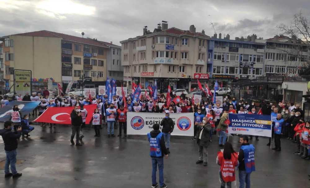 Eğitim İş Sendikası İş Bırakma Eylemi Yaptı