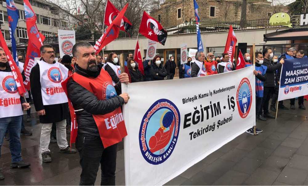 Eğitim İş Sendikası İş Bırakma Eylemi Yaptı