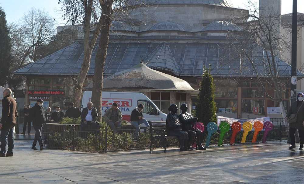 Vatandaşlar Pastırma Sıcaklarının Tadını Çıkardı