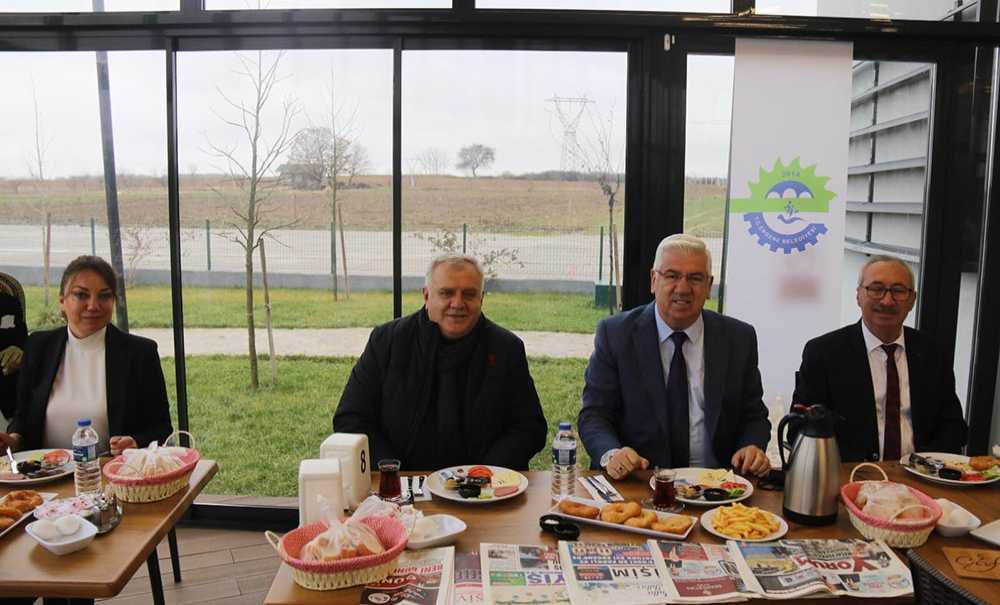 Başkan Yüksel Basın Mensuplarını Unutmadı