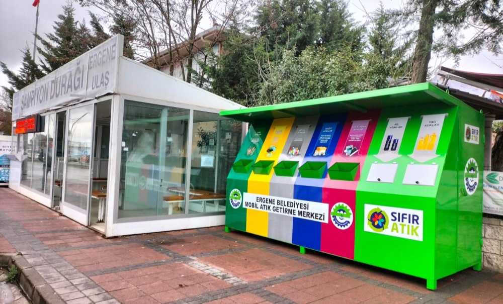 Ergene'de Mobil Atık Getirme Merkezleri Oluşturdu