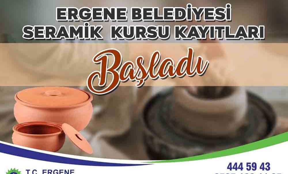Ergene'de Yeni Kurs Kayıtları Başladı