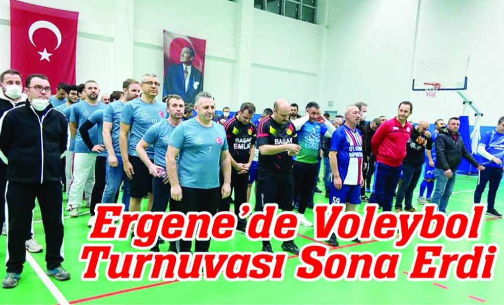 Ergene'de Voleybol Turnuvası Sona Erdi