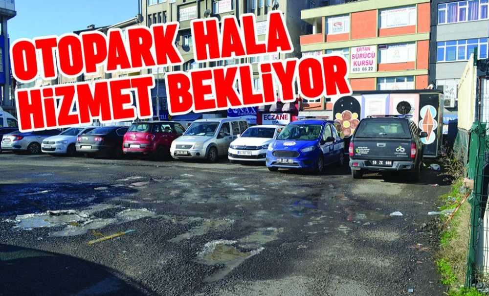 Otopark Hala Hizmet Bekliyor