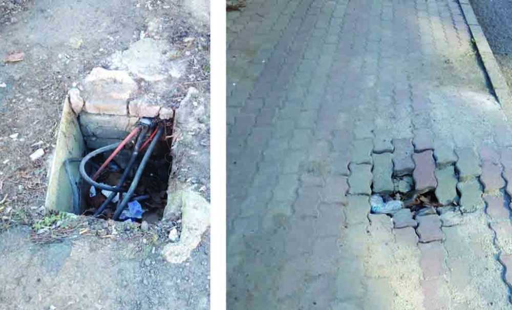 Tenis Kafe'nin Etrafı Delik Deşik!