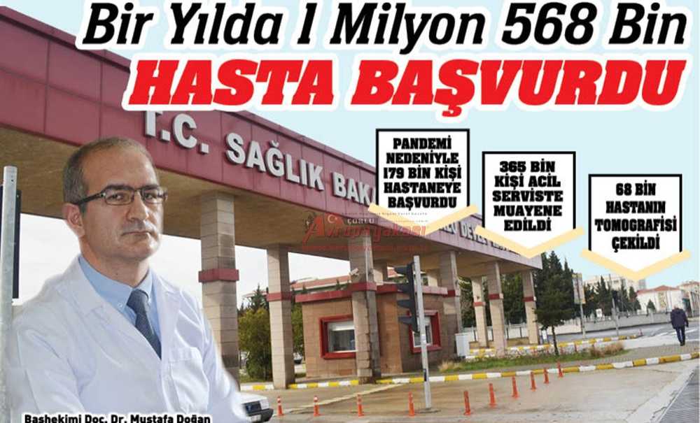 Bir Yılda 1 Milyon 568 Bin Hasta Başvurdu