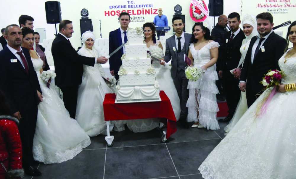 Ergene'de Toplu Nikah Kayıtları Başladı