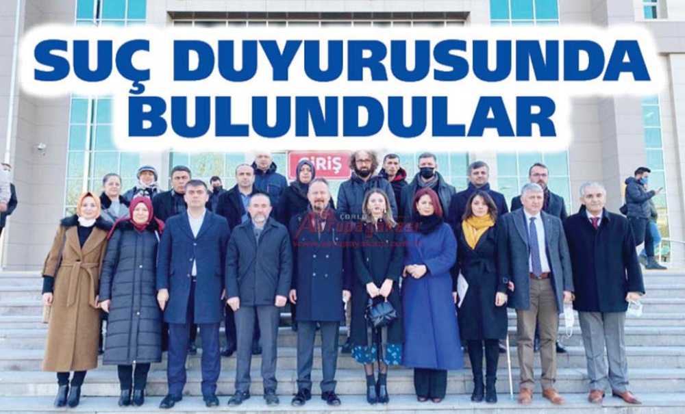 Ak Parti Tekirdağ İl Başkanlığı Suç Duyurusunda Bulundu