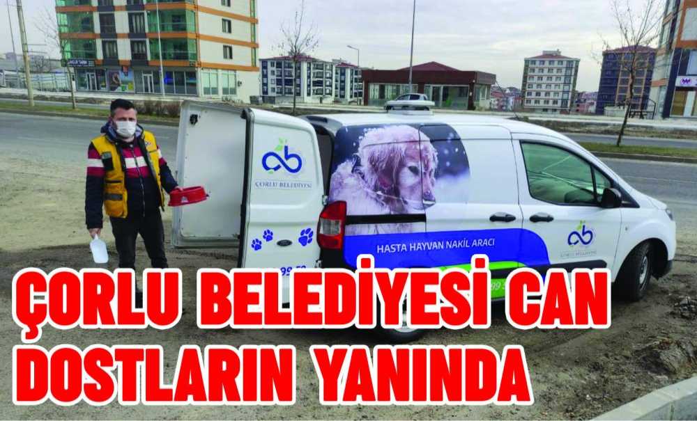 Çorlu Belediyesi Can Dostların Yanında