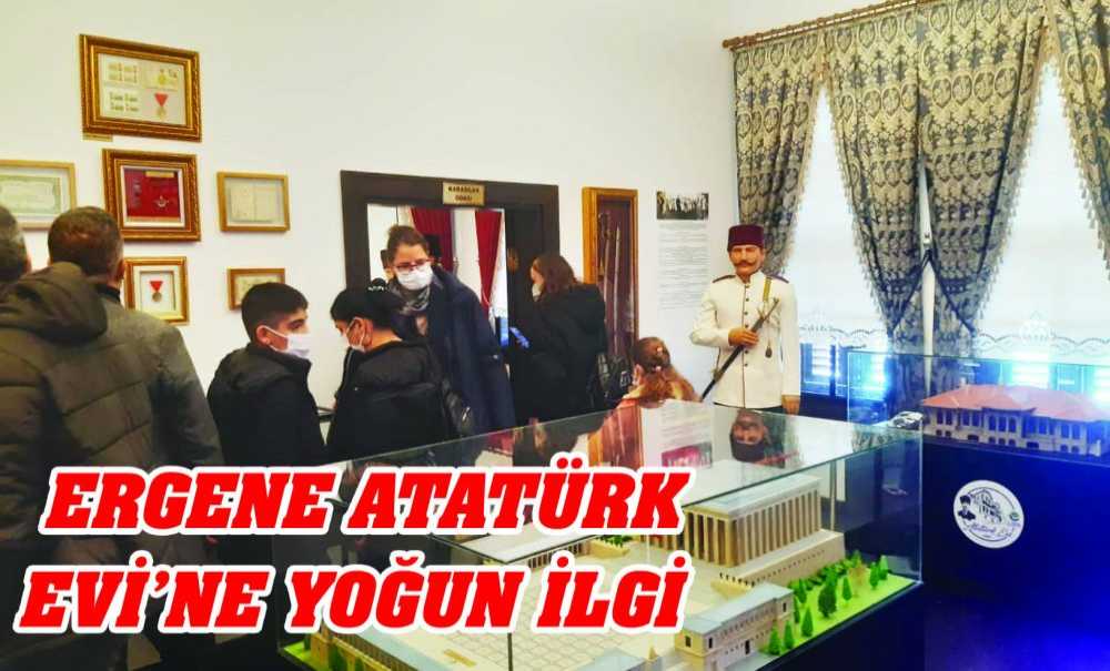 Ergene Atatürk Evi'ne Yoğun İlgi