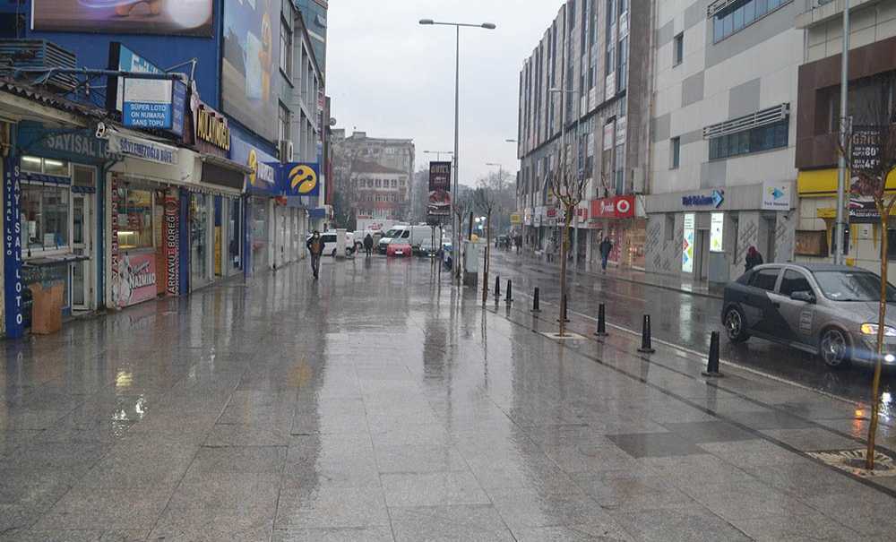 Yağmur Yağışları Çorlu'yu Olumsuz Etkiledi