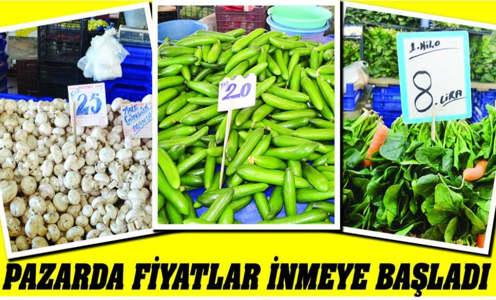Pazarda Fiyatlar İnmeye Başladı