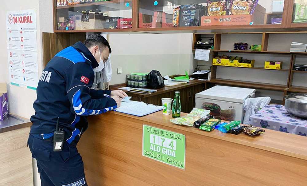 Zabıta Okul Kantinlerini Denetliyor