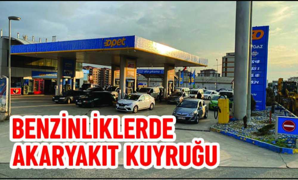 Benzinliklerde Akaryakıt Kuyruğu