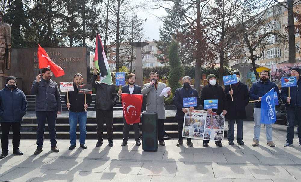 Saadet Partisi İsrail Cumhurbaşkanı Herzog'u Protesto Etti