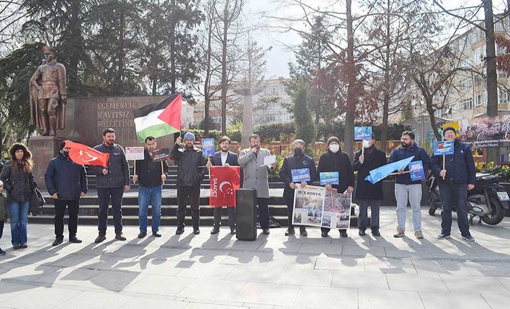 Saadet Partisi İsrail Cumhurbaşkanı Herzog'u Protesto Etti