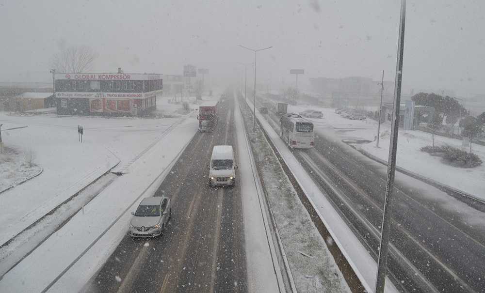 Çorlu'da Kara Kış