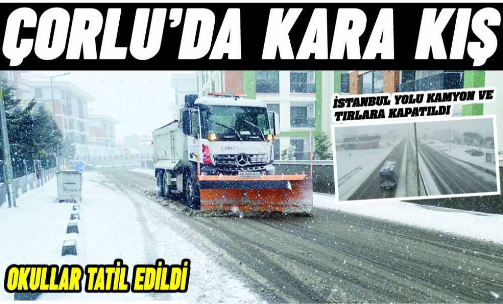 Çorlu'da Kara Kış