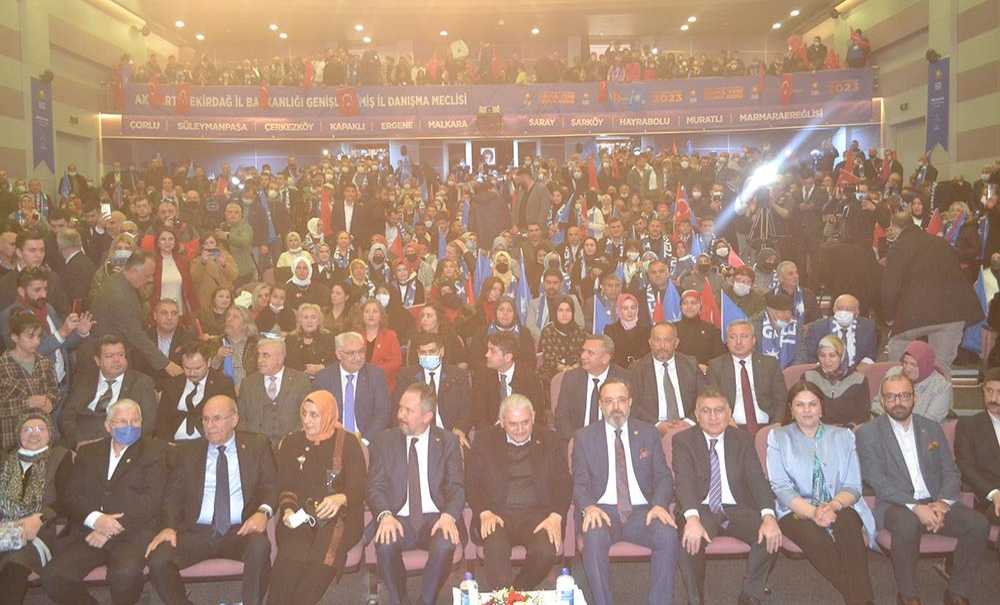 Binali Yıldırım Çorlu'da Coşkuyla Karşılandı