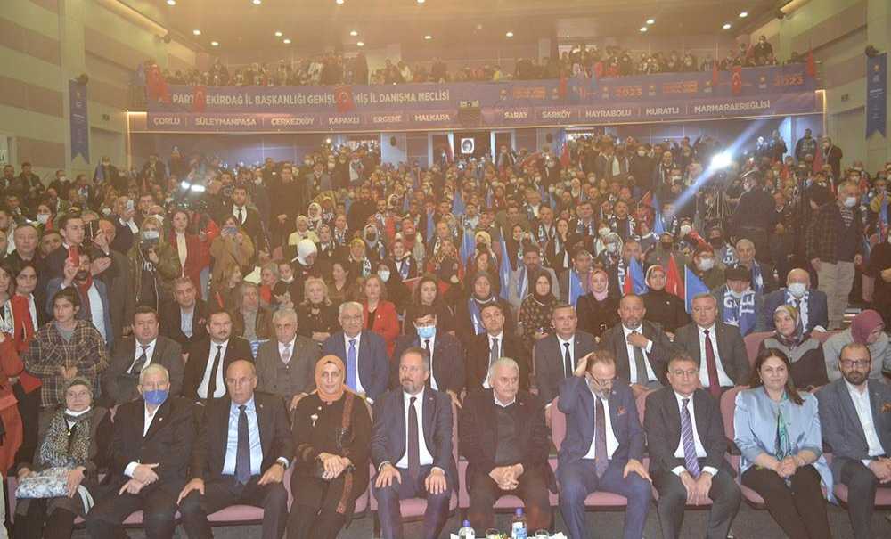 Binali Yıldırım Çorlu'da Coşkuyla Karşılandı