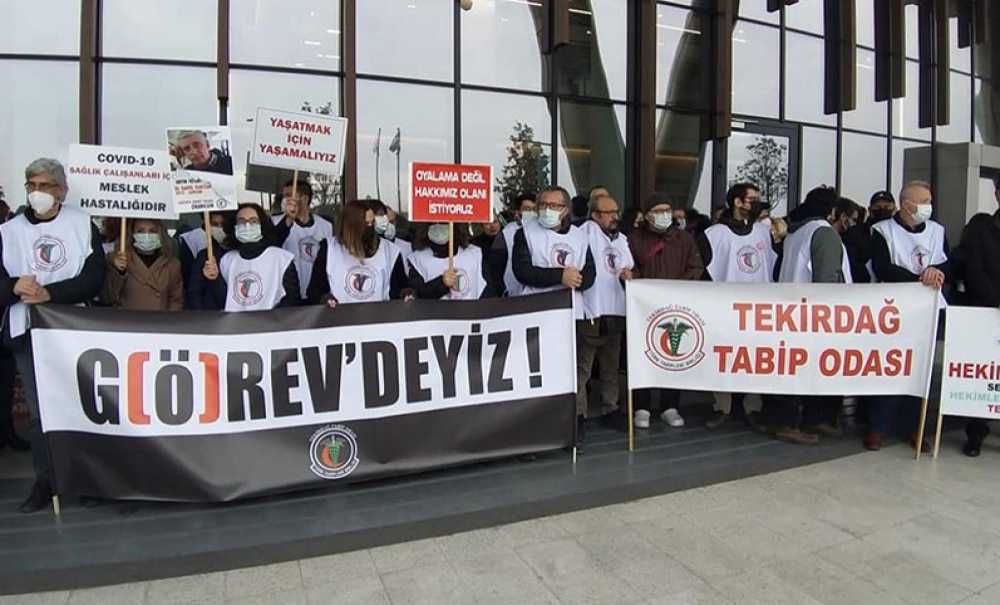 14 Mart Tıp Bayramı'nda İş Bıraktılar