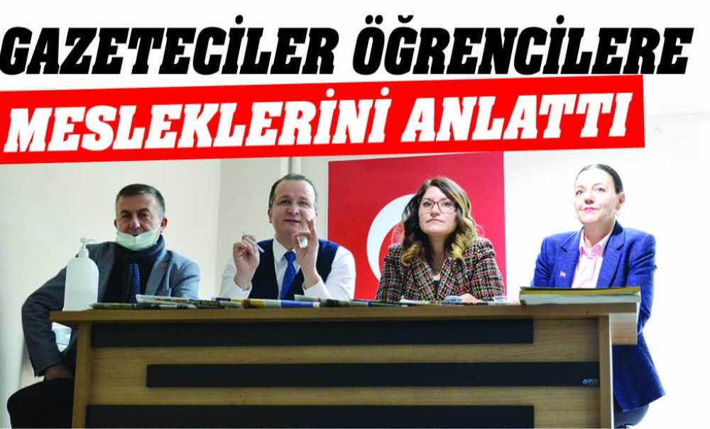 Gazeteciler Öğrencilere Mesleklerini Anlattı