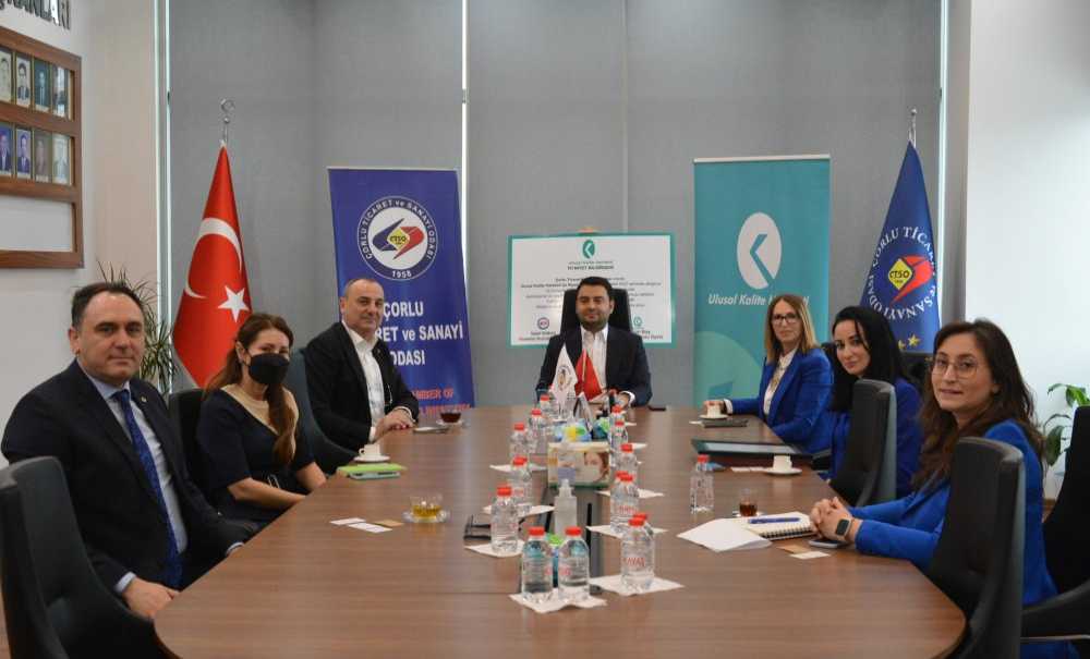 Çorlu Tso Avrupa Kalite Ödülü Sürecini Başlattı