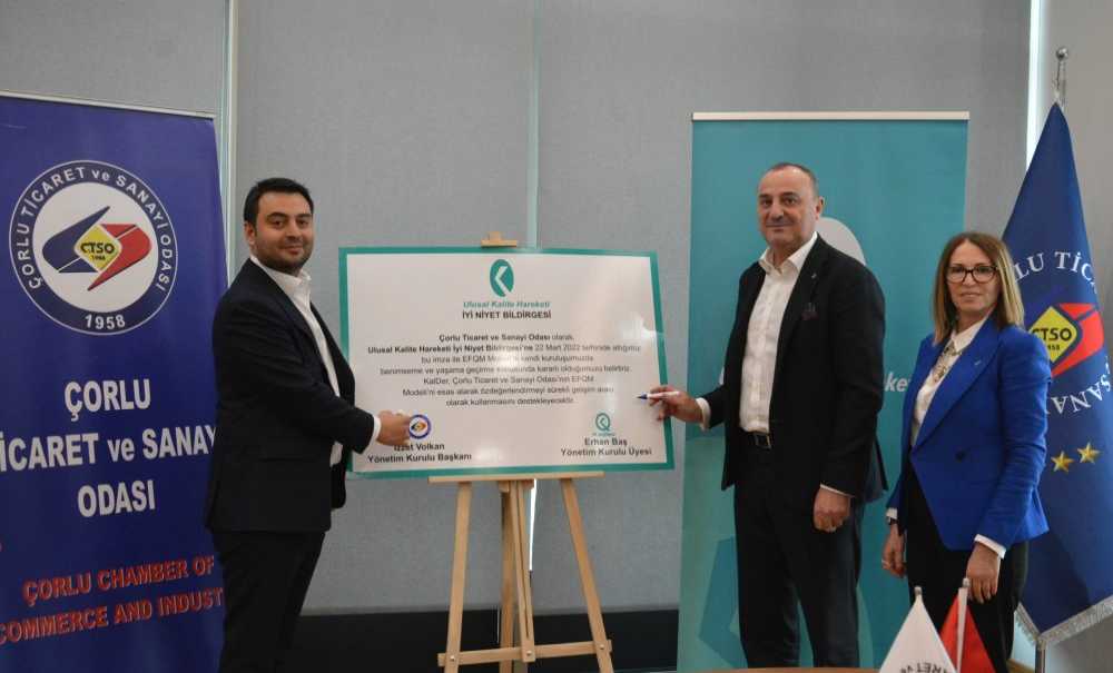 Çorlu Tso Avrupa Kalite Ödülü Sürecini Başlattı