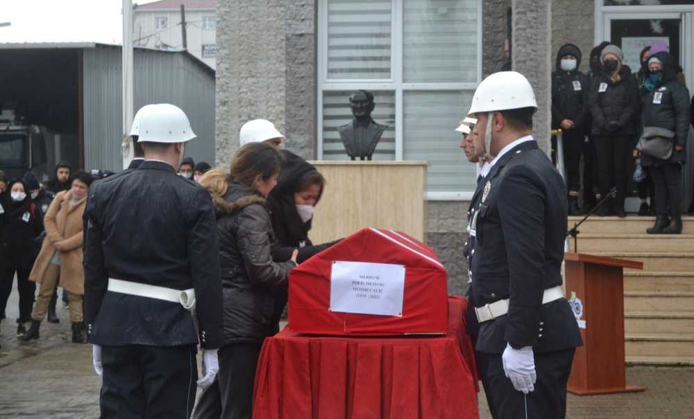 Polis Memuru Mehmet Alıç Son Yolculuğuna Uğurlandı