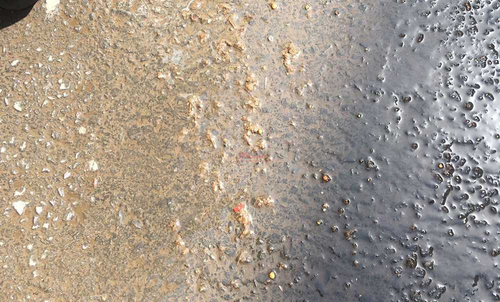 Saray Caddesi'ni Lağım Suları Bastı