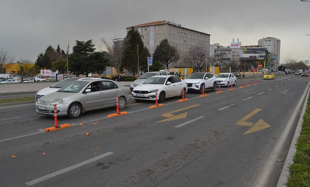 Orion Kavşağı'ndaki Dubalar Yenilendi