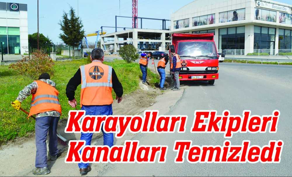 Karayolları Ekipleri Kanalları Temizledi