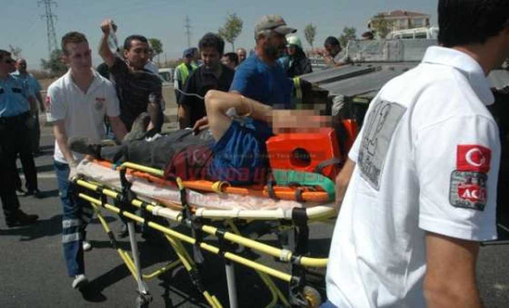 Çorlu`da Kaza 3 Yaralı