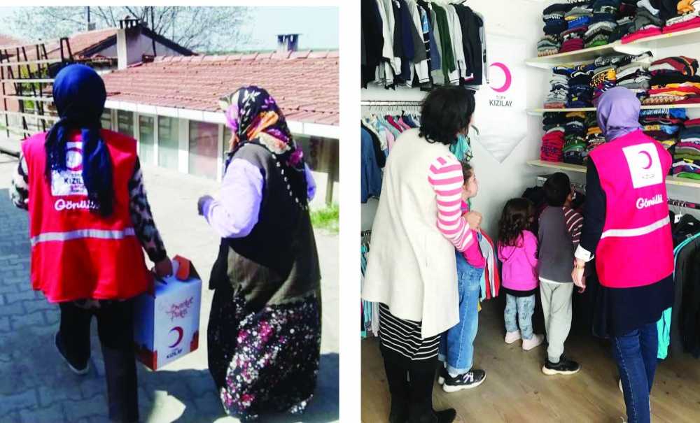 Kızılay İhtiyaç Sahibi Çocukların Yüzünü Güldürdü