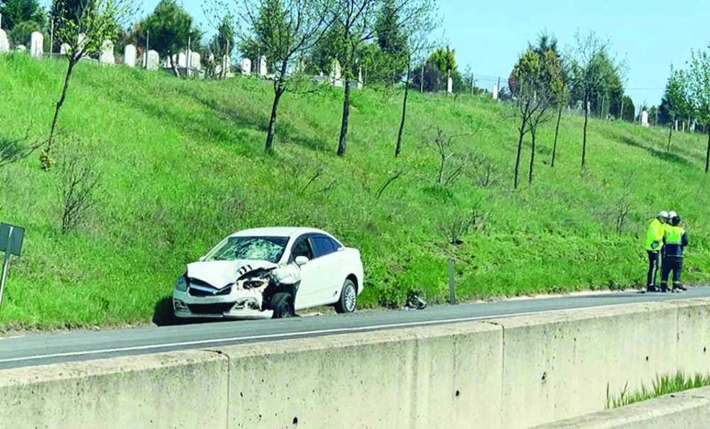 Çorlu Çevre Yolu'nda Zincirleme Kaza