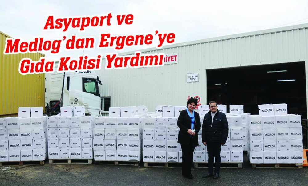 Asyaport Ve Medlog'dan Ergene'ye Gıda Kolisi Yardımı