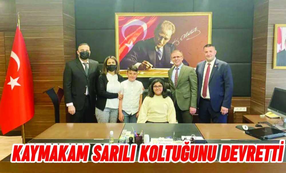 Kaymakam Sarılı Koltuğunu Devretti