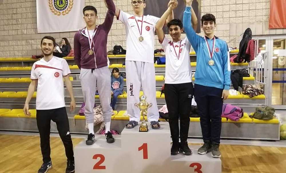 Tekvando Turnuvasında 3 Birincilik Aldılar