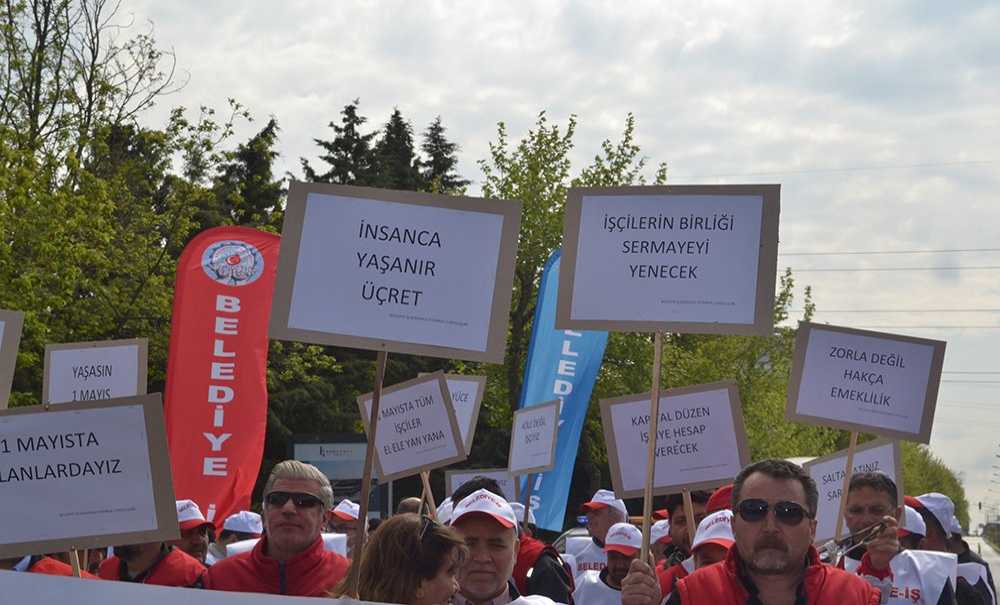 Çorlu'da 1 Mayıs Coşkusu Yaşandı