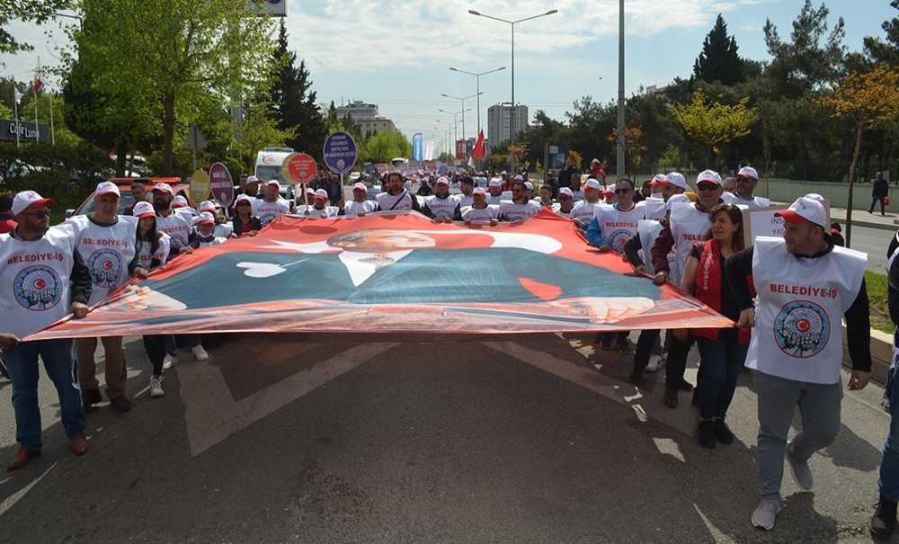 Çorlu'da 1 Mayıs Coşkusu Yaşandı