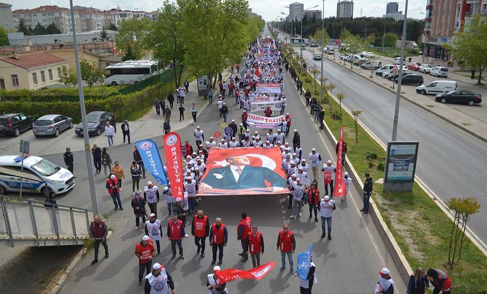 Çorlu'da 1 Mayıs Coşkusu Yaşandı