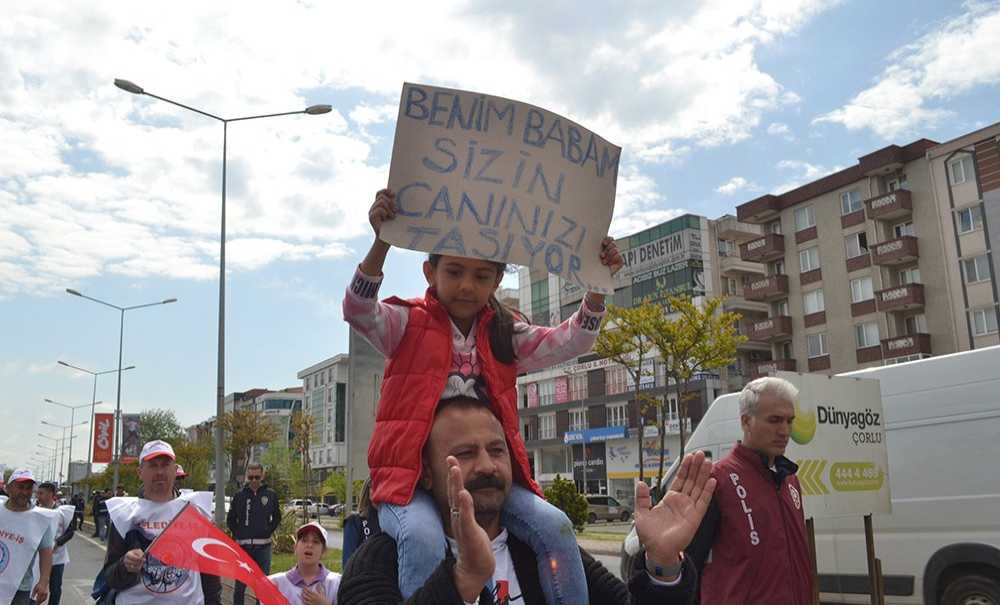 Çorlu'da 1 Mayıs Coşkusu Yaşandı