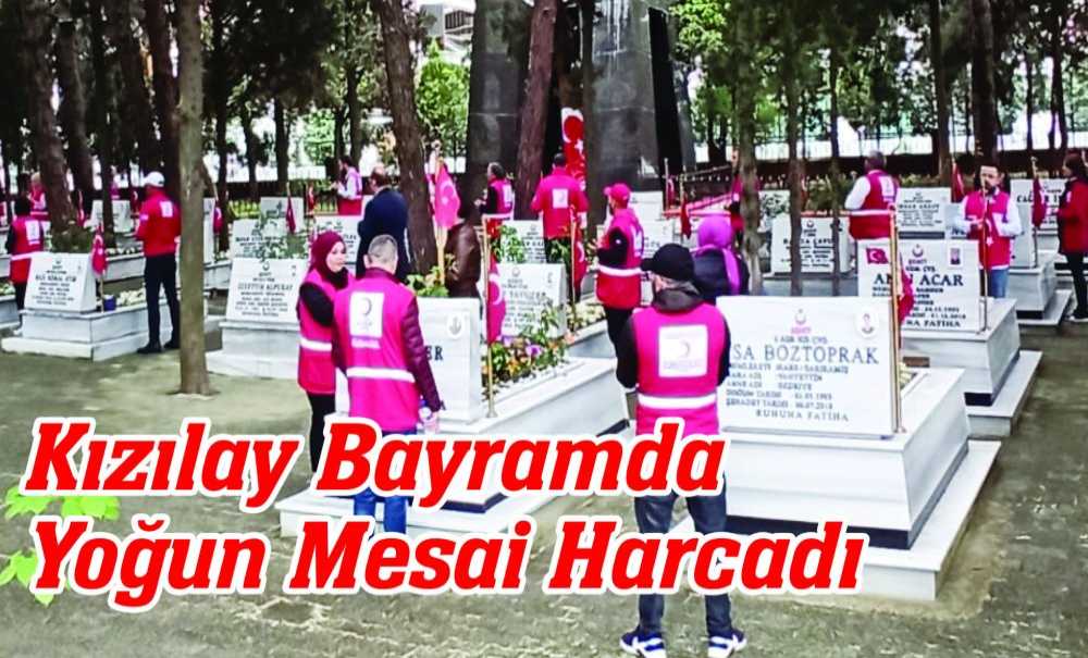 Kızılay Bayramda Yoğun Mesai Harcadı