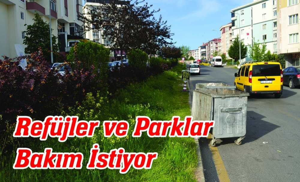 Refüjler Ve Parklar Bakım İstiyor