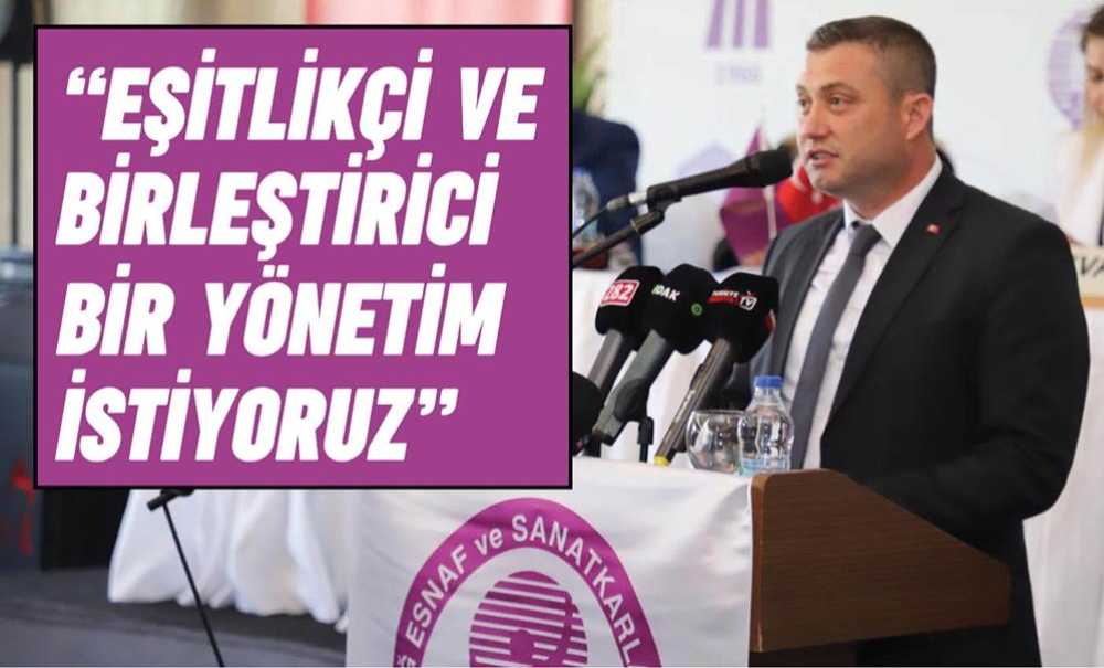Çorlu Esnaf Ve Sanatkarlar Oda Başkanı Murat Turna; “Eşitlikçi Ve Birleştirici Bir Yönetim İstiyoruz”