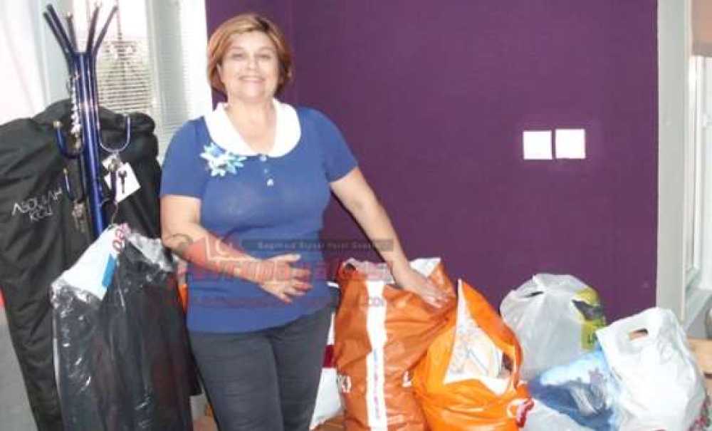 Mahalleliden Aşevine Erzak Yardımı