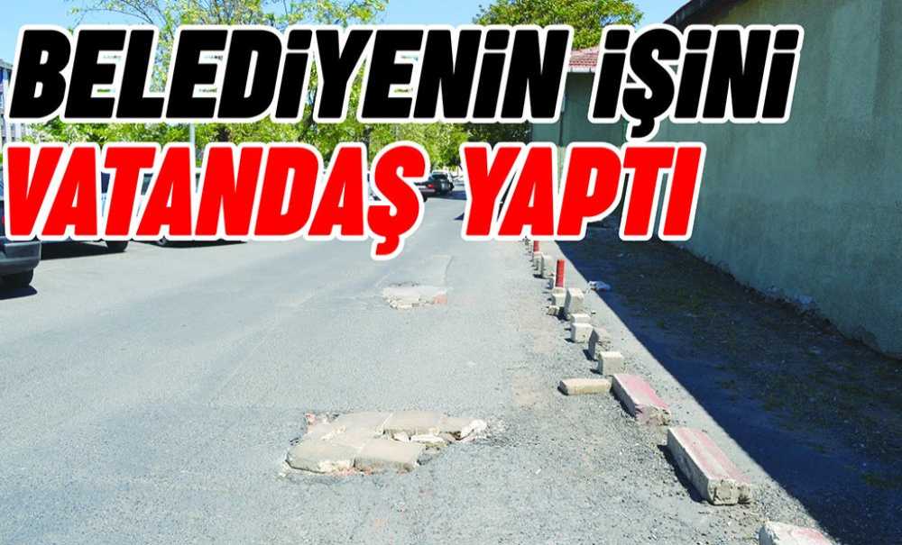 Belediyenin İşini Vatandaş Yaptı