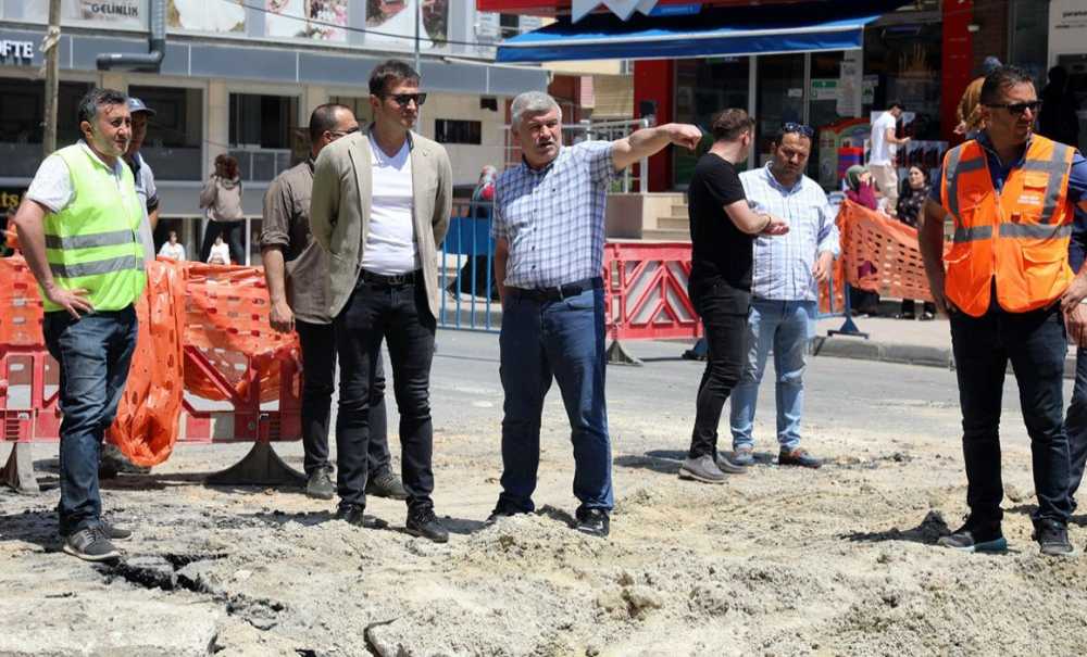 Başkan Akay Çalışmaları Yerinde İnceledi