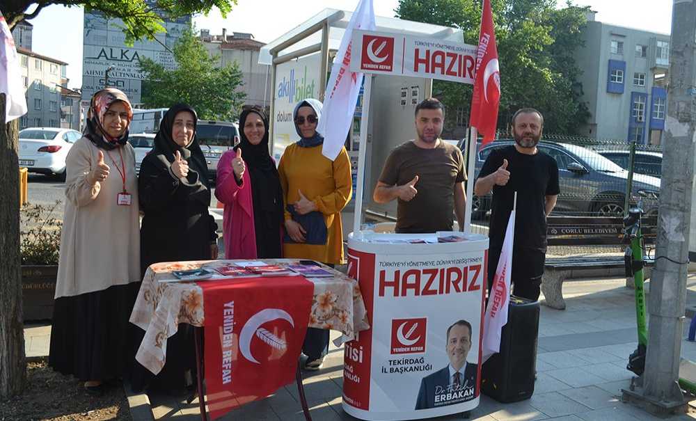 Yeniden Refah Partisi Üye Kaydetmeye Devam Ediyor