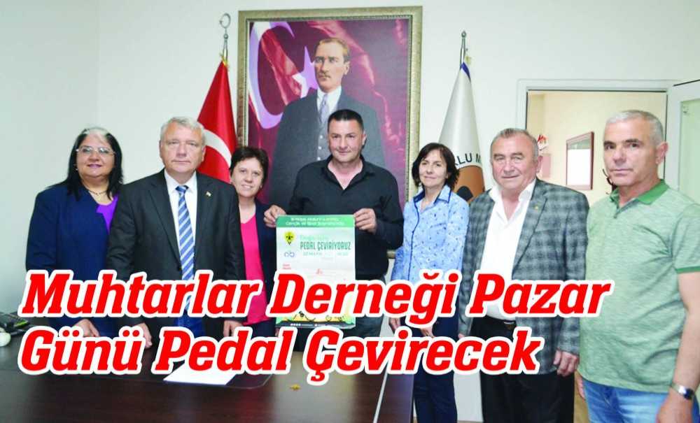 Muhtarlar Derneği Pazar Günü Pedal Çevirecek